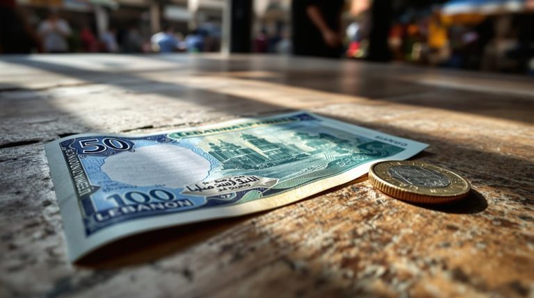 évolution de la monnaie livre libanaise