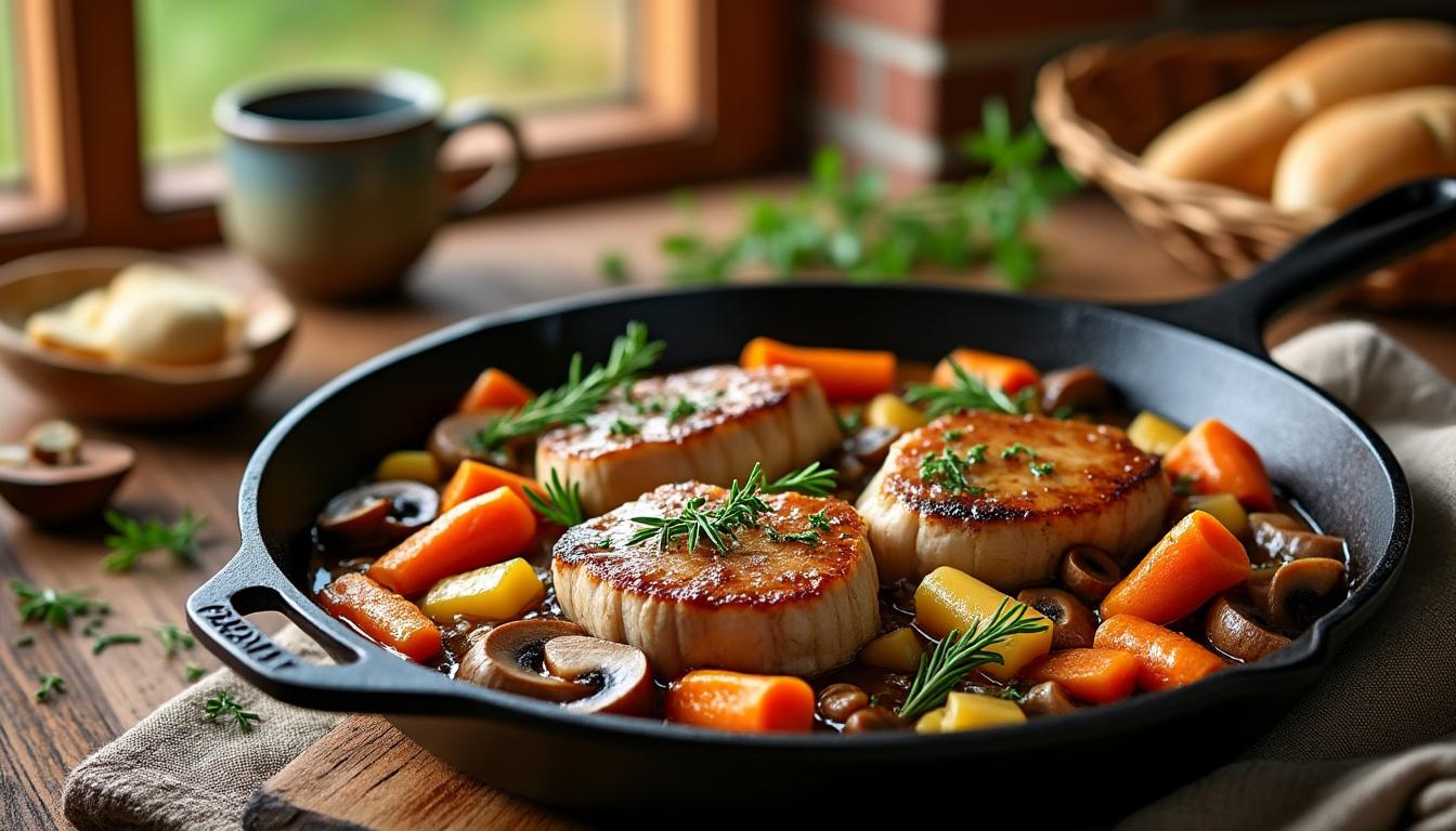 découvrez notre recette facile de sauté de porc, idéale pour préparer un repas rapide et savoureux en quelques minutes. parfaite pour les soirs de semaine occupés !