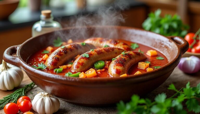 découvrez la recette simple et authentique du rougail saucisse, un plat épicé et savoureux typique de la cuisine réunionnaise, facile à préparer chez vous.