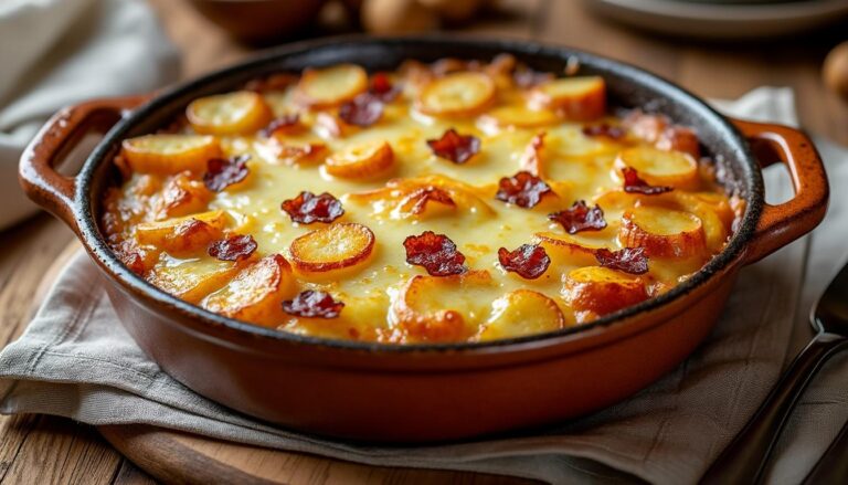 découvrez notre recette traditionnelle de tartiflette, savoureuse et facile à préparer, idéale pour régaler toute la famille.
