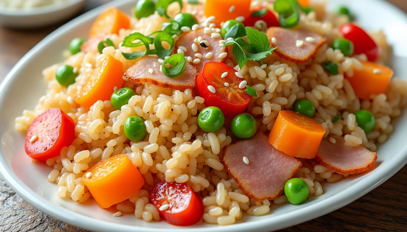 découvrez une recette facile et rapide de riz cantonais, idéale pour un repas savoureux à préparer tous les jours. parfaite pour toute la famille !