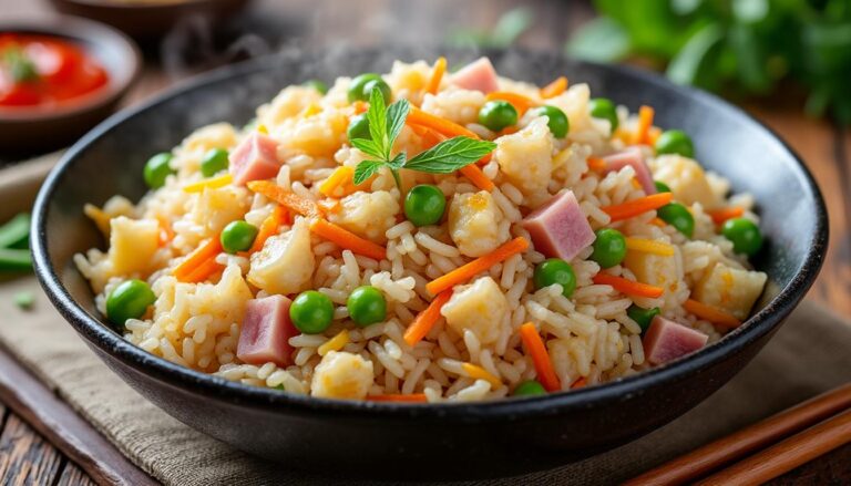 découvrez notre recette facile de riz cantonais, parfaite pour un repas rapide et savoureux au quotidien. simple, délicieuse et rapide à préparer !