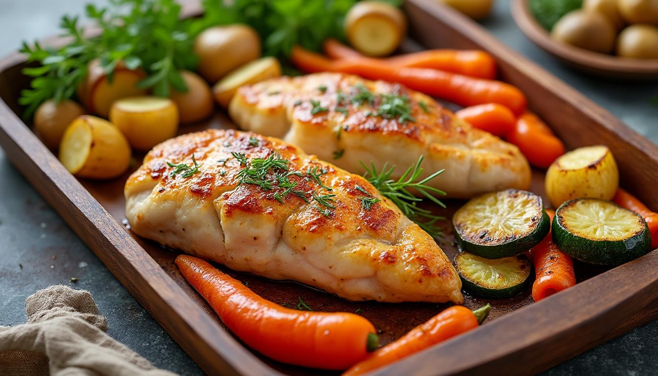 découvrez une recette facile et rapide de filet de poulet, idéale pour vos repas quotidiens savoureux et équilibrés.