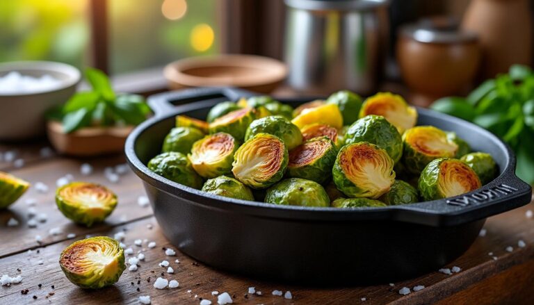 découvrez une recette facile et savoureuse pour préparer des choux de bruxelles rôtis au four, parfaits pour un accompagnement croustillant et délicieux.