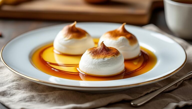 découvrez notre recette facile de l'île flottante, un dessert classique et léger, pour régaler vos papilles avec une touche de douceur et de gourmandise.