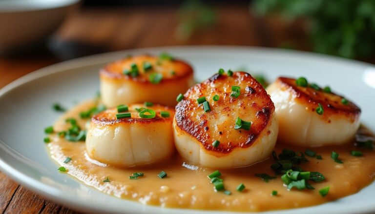 découvrez une recette facile et rapide de noix de saint-jacques à la crème, parfaite pour un repas gourmand et élégant en quelques minutes.