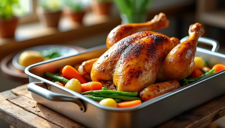 découvrez une recette facile et savoureuse de poulet au four, parfaite pour régaler toute la famille en toute simplicité.