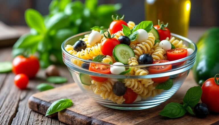 découvrez une recette simple de salade de pâtes, idéale pour un repas frais, rapide et savoureux. parfaite pour vos déjeuners d'été ou vos pique-niques.