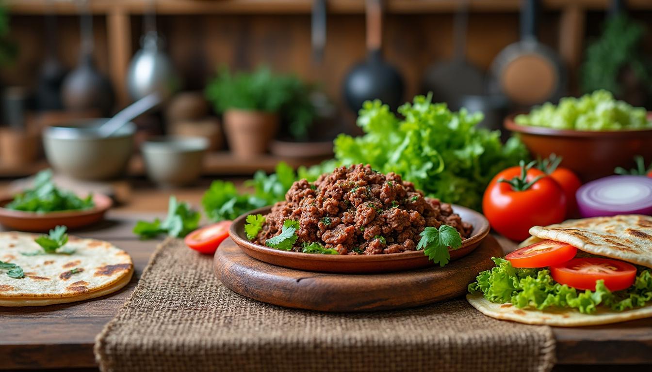découvrez une recette simple et savoureuse à base de viande hachée, idéale pour un repas rapide et gourmand.
