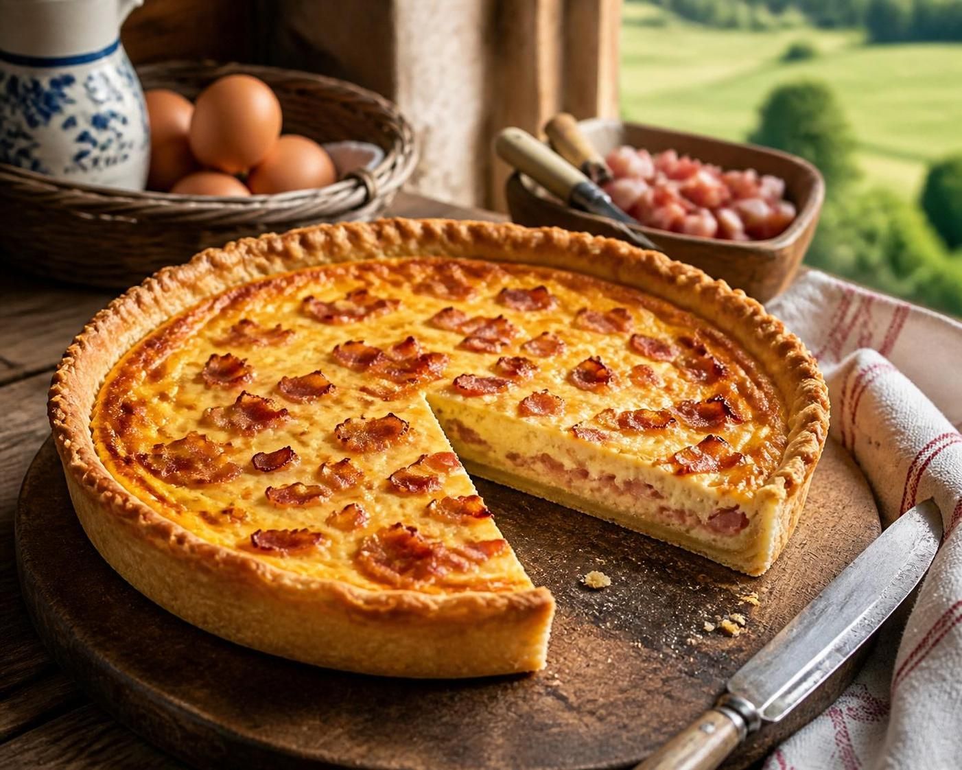 découvrez notre recette authentique pour réussir une quiche lorraine maison savoureuse et facile à préparer, parfaite pour un repas convivial.