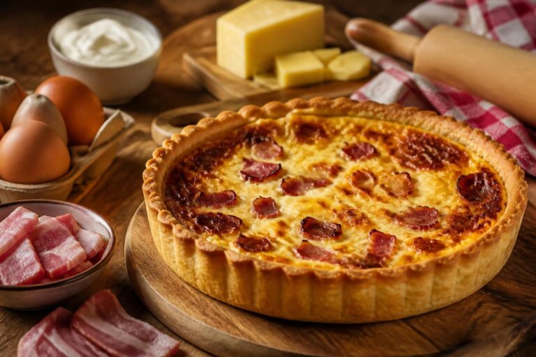 découvrez notre recette authentique pour réussir une quiche lorraine maison savoureuse et facile à préparer, idéale pour un repas convivial.