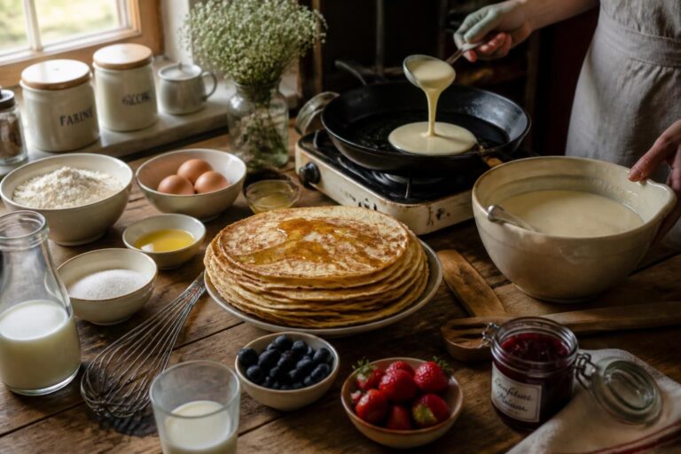 découvrez notre recette de crêpes traditionnelles avec des astuces faciles et des variantes savoureuses pour réussir vos crêpes à coup sûr à chaque fois.
