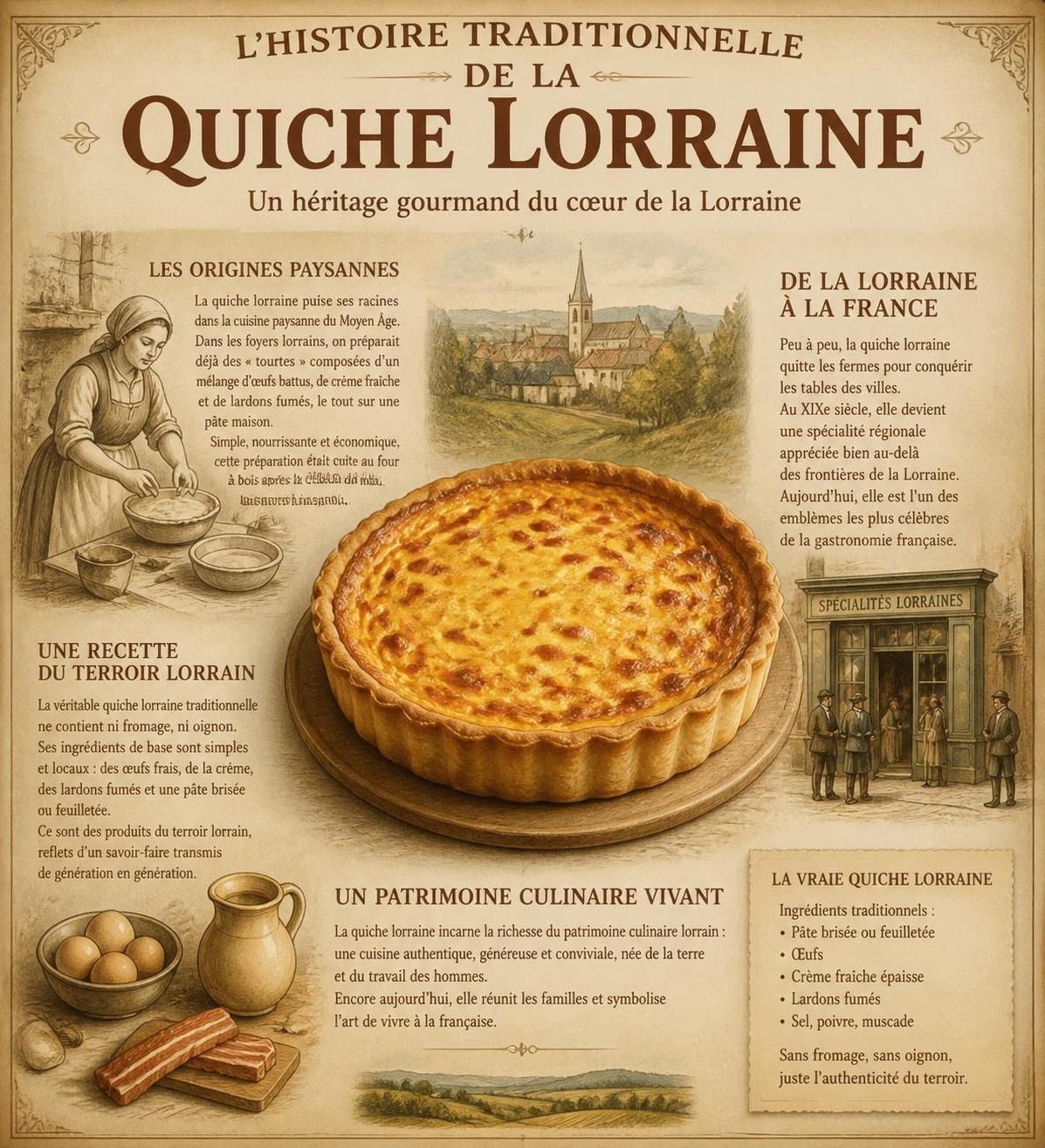 découvrez une recette facile et authentique pour réussir une délicieuse quiche lorraine maison, parfaite pour toutes vos occasions.