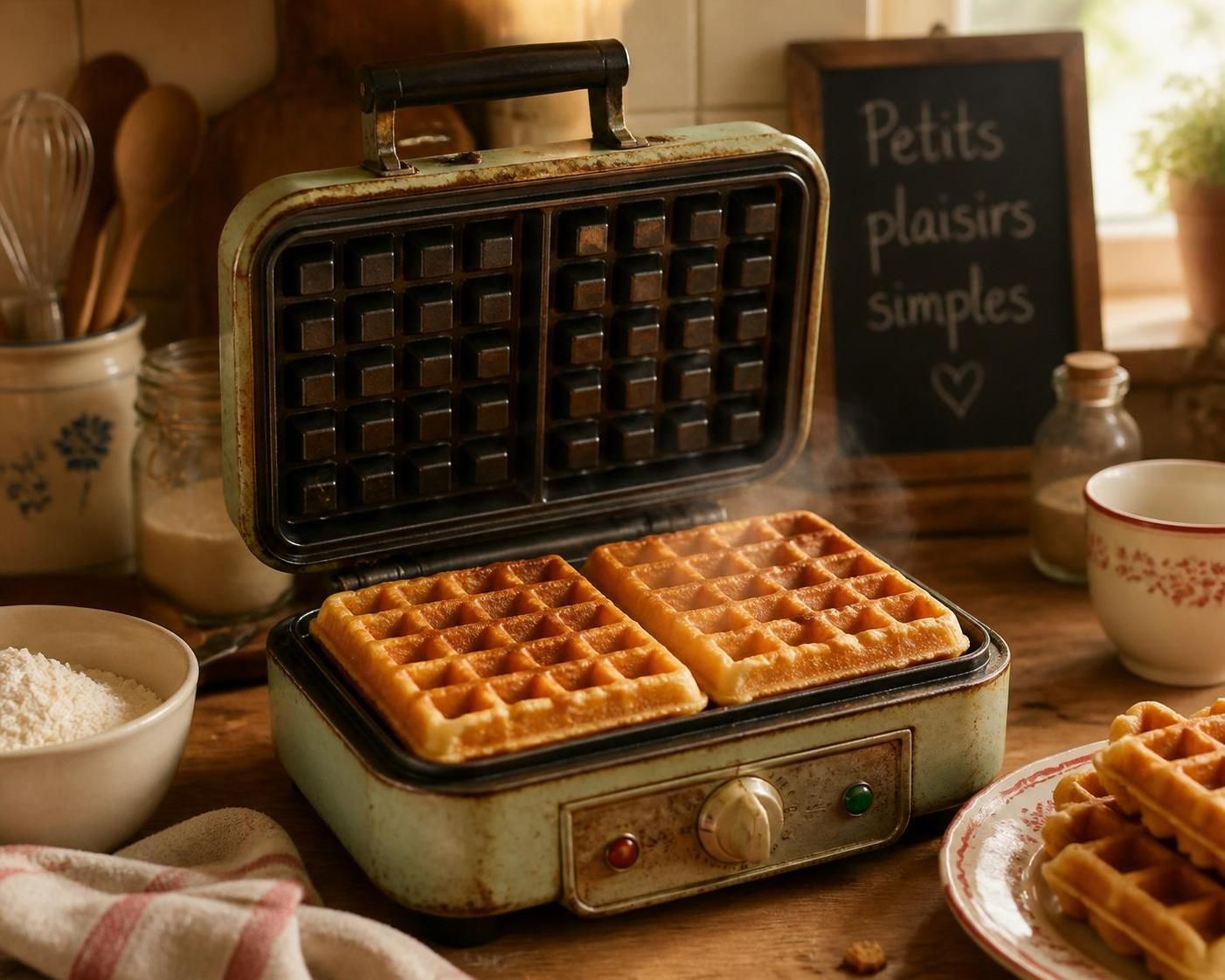 découvrez une recette facile et rapide pour réussir des gaufres parfaites avec votre gaufrier à chaque fois.