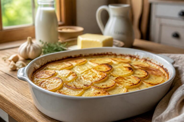 découvrez notre recette facile et traditionnelle du gratin dauphinois, un plat savoureux et crémeux à base de pommes de terre et de crème, parfait pour régaler toute la famille.