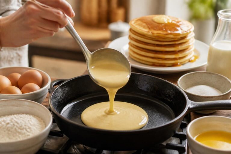 découvrez une recette facile et rapide pour préparer des crêpes moelleuses à souhait. parfaite pour un dessert ou un goûter gourmand en un rien de temps !