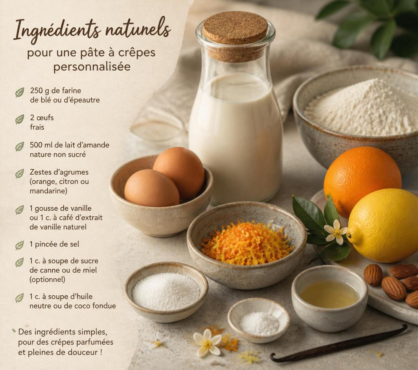 découvrez notre recette facile pour réussir des crêpes moelleuses à tous les coups, idéale pour un goûter gourmand ou un petit-déjeuner réussi.