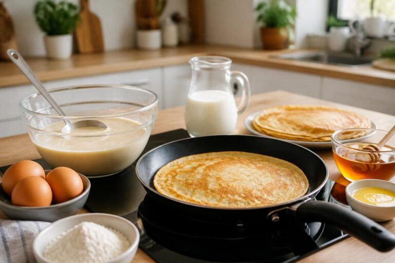 découvrez notre recette facile pour préparer des crêpes moelleuses à tous les coups, parfaites pour un dessert gourmand ou un goûter réussi.
