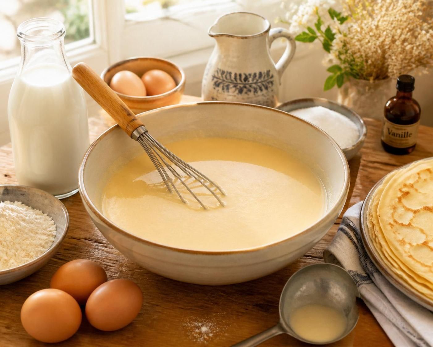 découvrez notre recette facile pour réussir des crêpes parfaites à chaque fois. astuces simples et ingrédients essentiels pour une pâte délicieuse et légère.