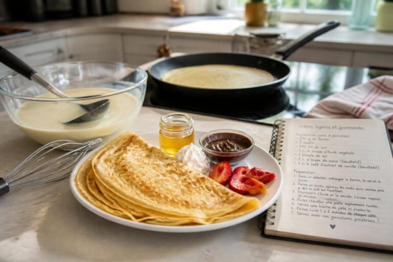 découvrez une recette simple et rapide pour préparer des crêpes légères et gourmandes, parfaites pour un délicieux petit-déjeuner ou une pause sucrée.