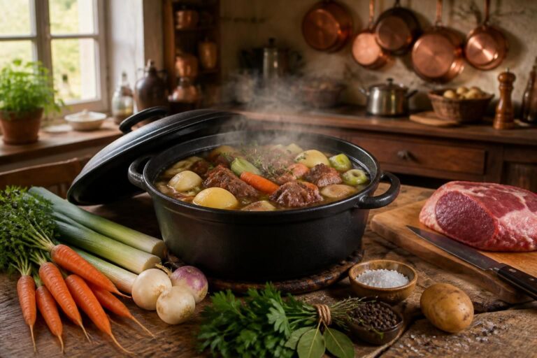 découvrez notre recette traditionnelle du pot au feu, avec des astuces simples pour préparer un plat savoureux et réconfortant, idéal pour toute la famille.